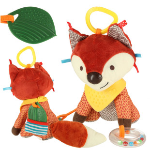 Senzorický maskot líška na zavesenie kočíka